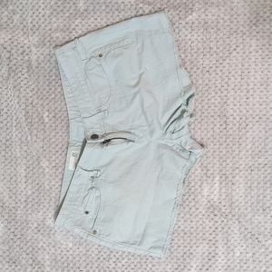Gap 1969 Summer Cut Off Shorts Light Blue Size 27